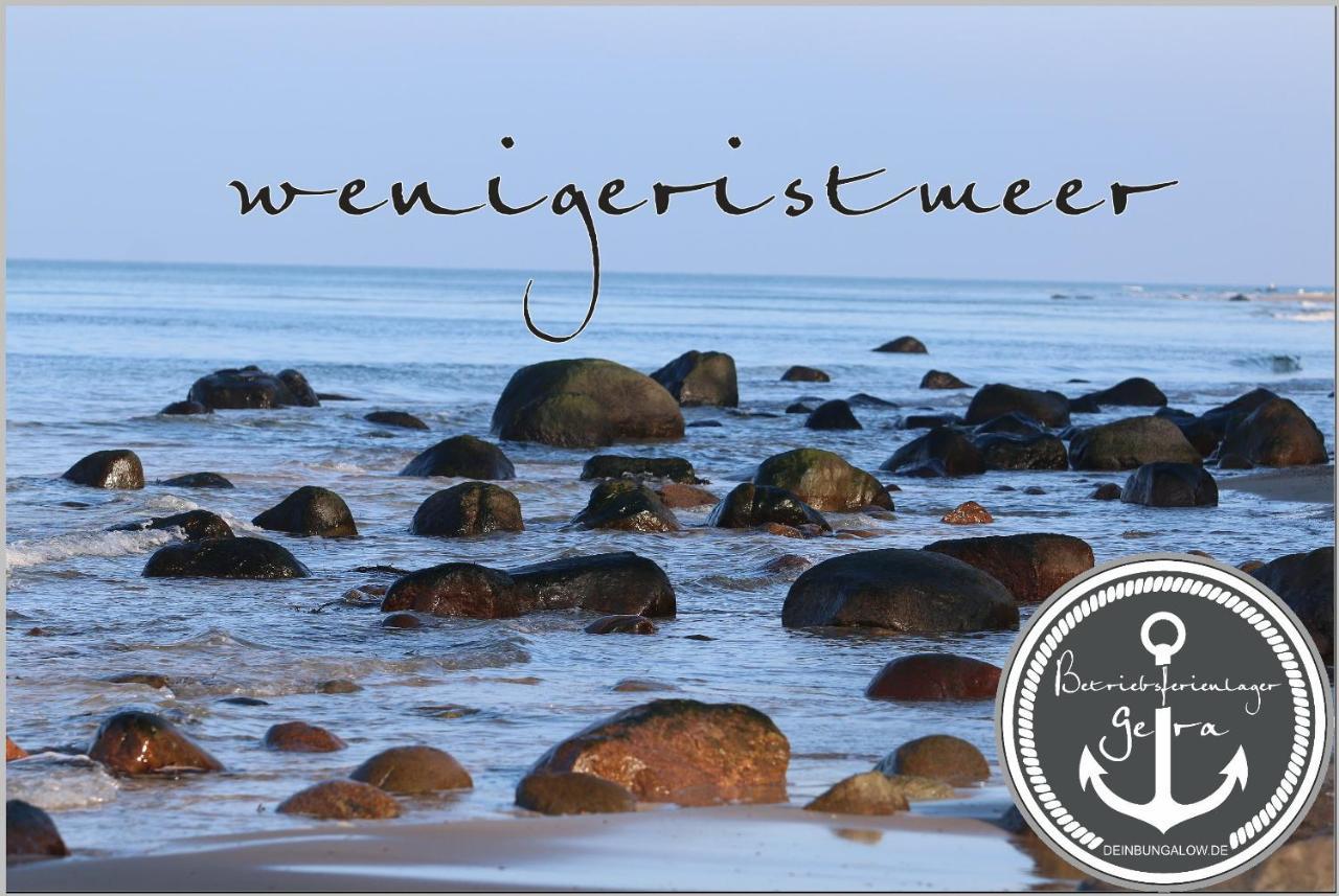 Ddr Wohnwagen Qek Direkt Am Strand Dranske Exterior foto